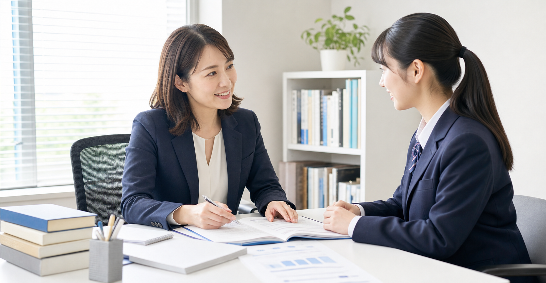 医学部受験の個別学習カウンセリングの様子